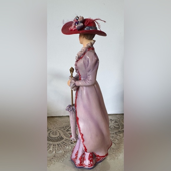 Thomas Kinkade "Tea At Three" figurine from the Portraits of Style and Grace - Picture 4 of 12